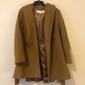 Trina Turk Camel colored pea coat Great condition!